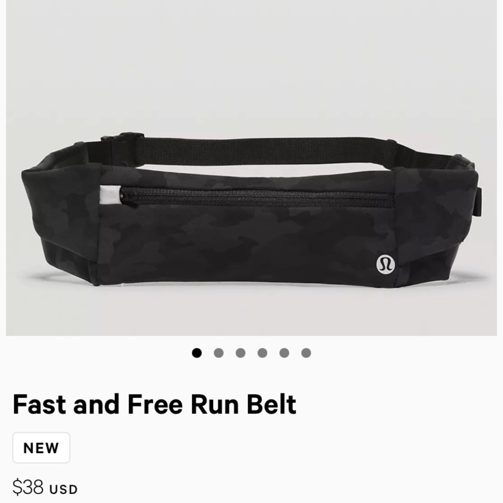 NWT Lululemon Fast and Free Run Belt